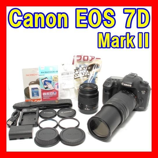 ☘️優良品✨スマホ転送☘️Canon EOS 7D Mark Ⅱ ダブル
