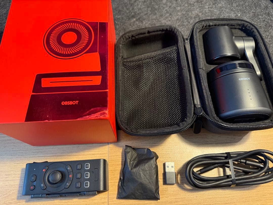 【リモコン付き】OSBOT Tail air 4K PTZカメラ付属品一式セット