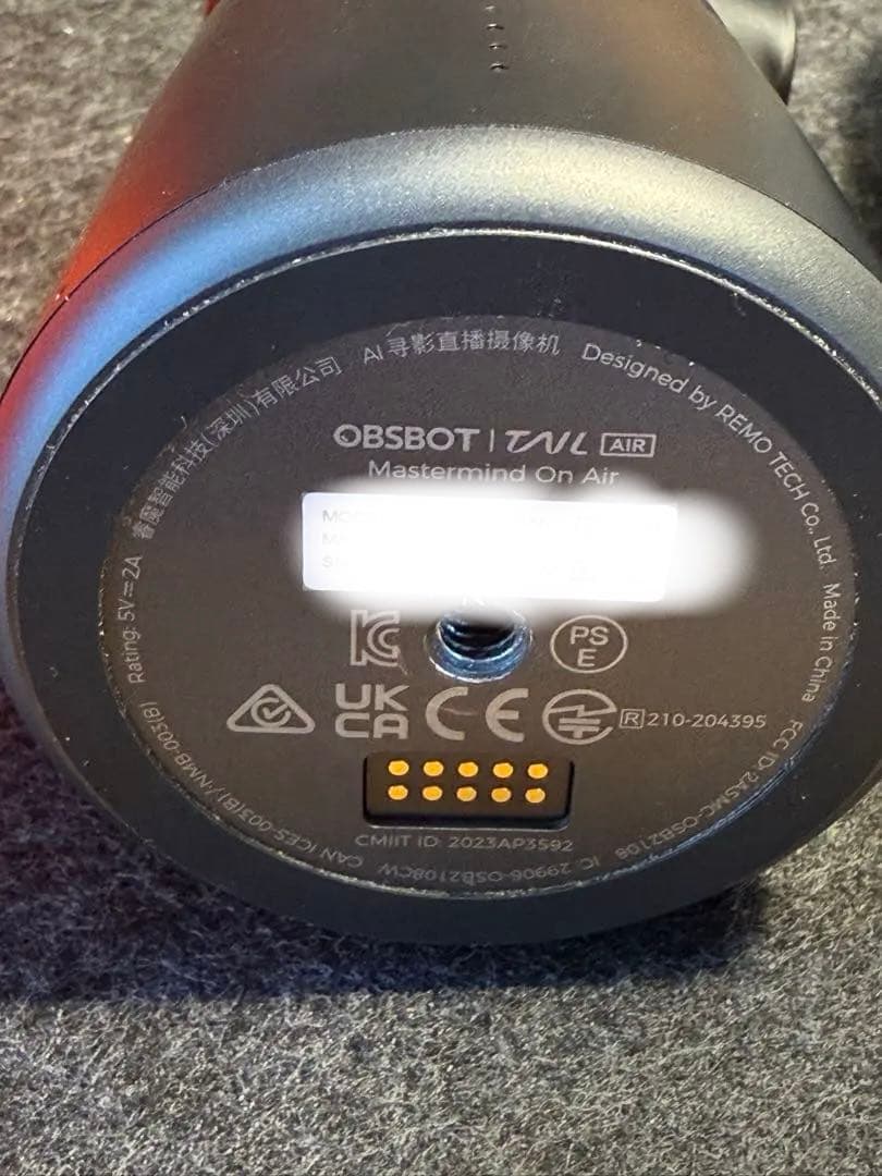 【リモコン付き】OSBOT Tail air 4K PTZカメラ付属品一式セット