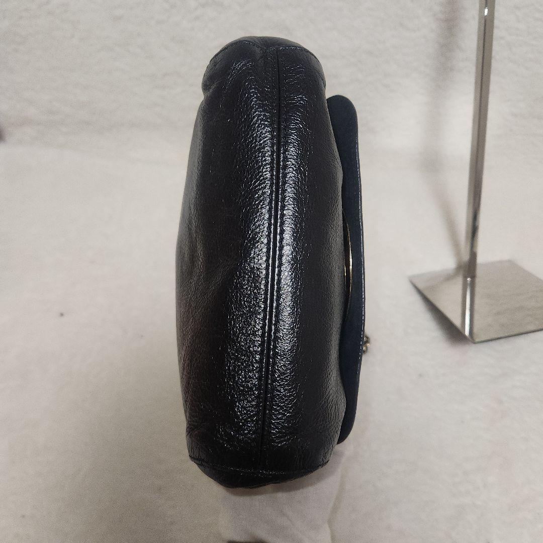 現行　マルベリー　ショルダーバッグ　リリー　ブラック　グロッシーゴート　チェーン