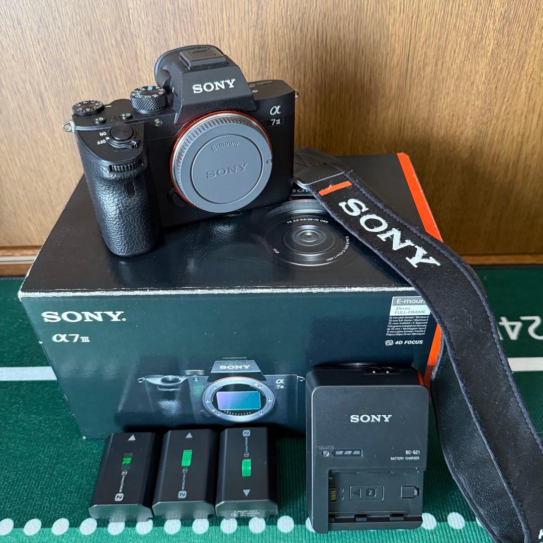 Sony α7 Ⅲ ミラーレスカメラ 3本レンズ付き