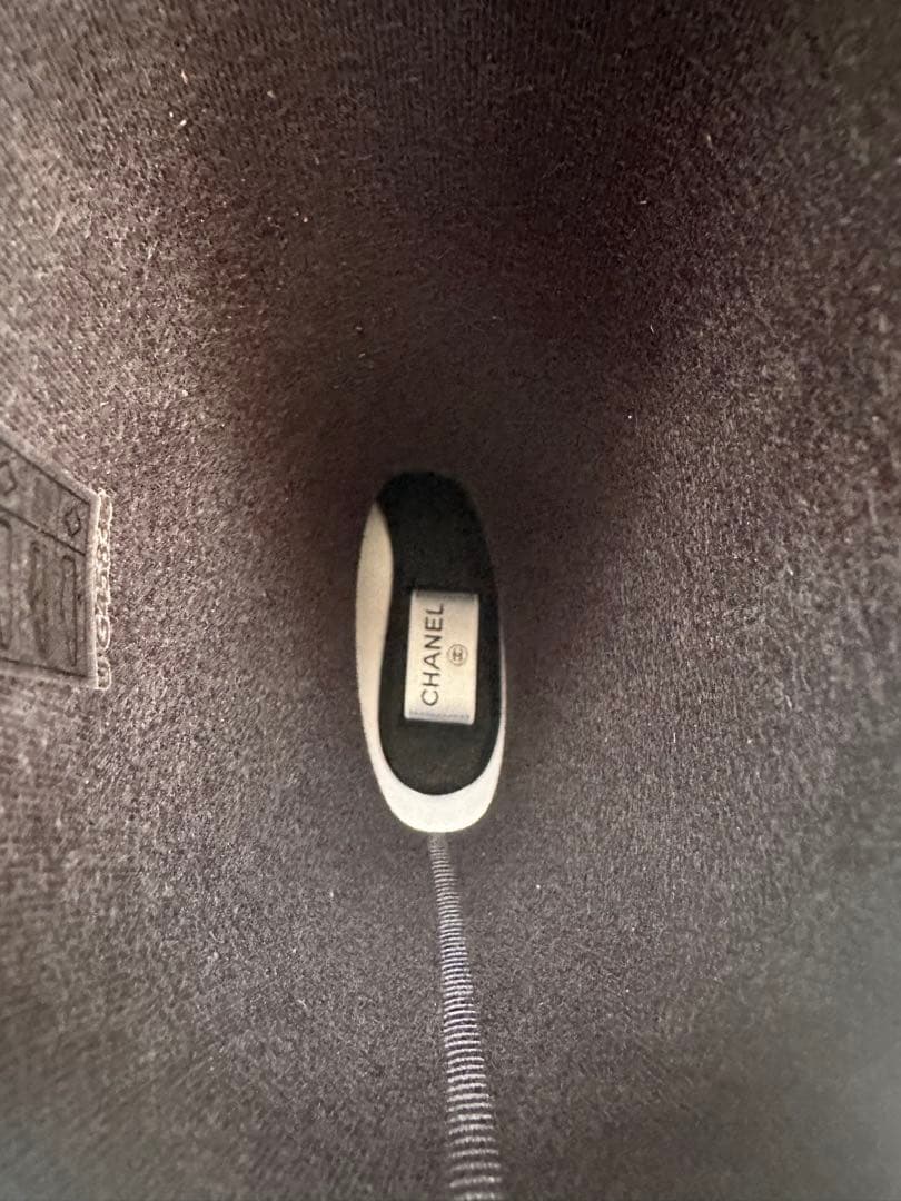 CHANEL♡長靴 カーキロゴ入り