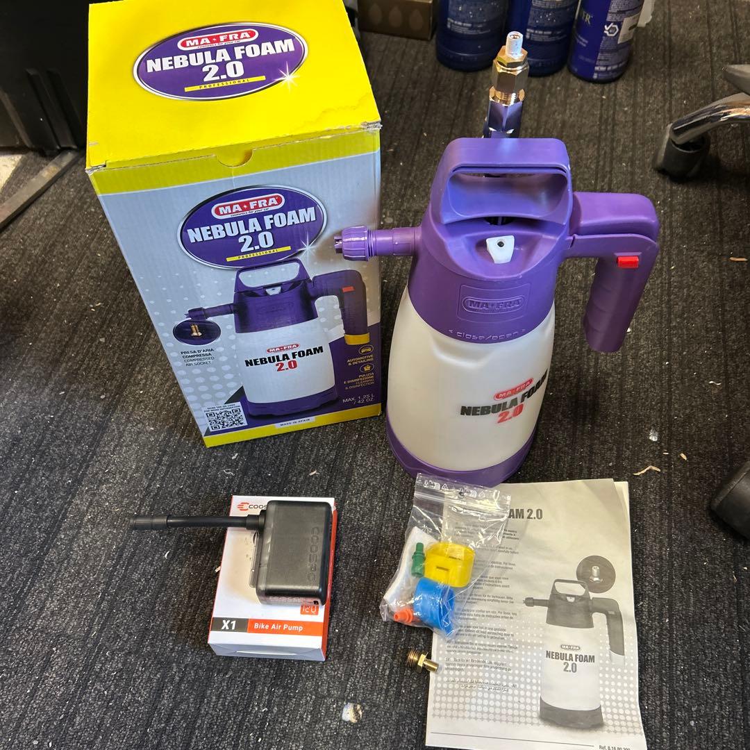 マフラー　ネビュラフォーム　ラボコスメティカ ルミナス　京都ディテール　洗車