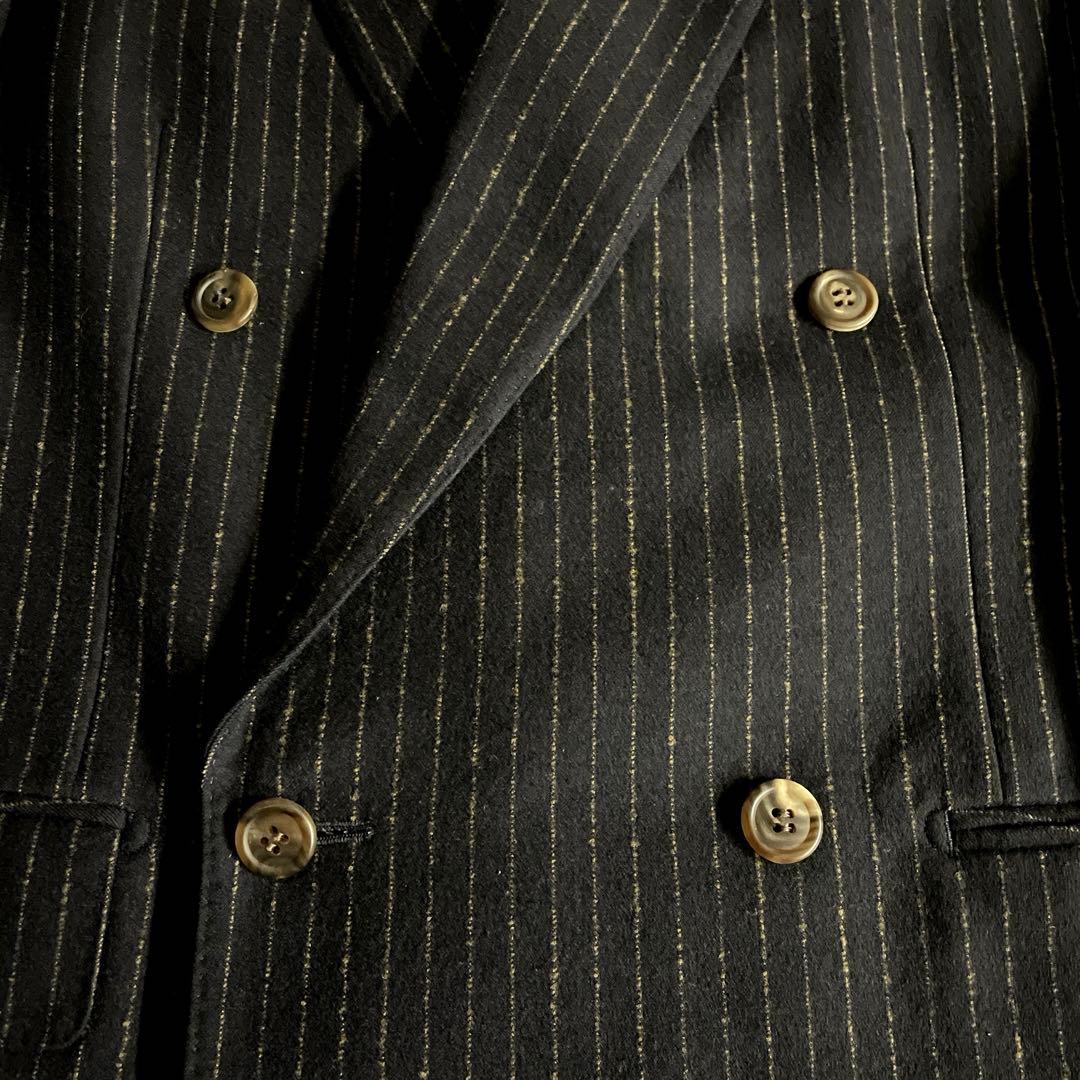 極美品 Apollo特注VERSACE ネクタイ 極上ウール ダブルスーツ