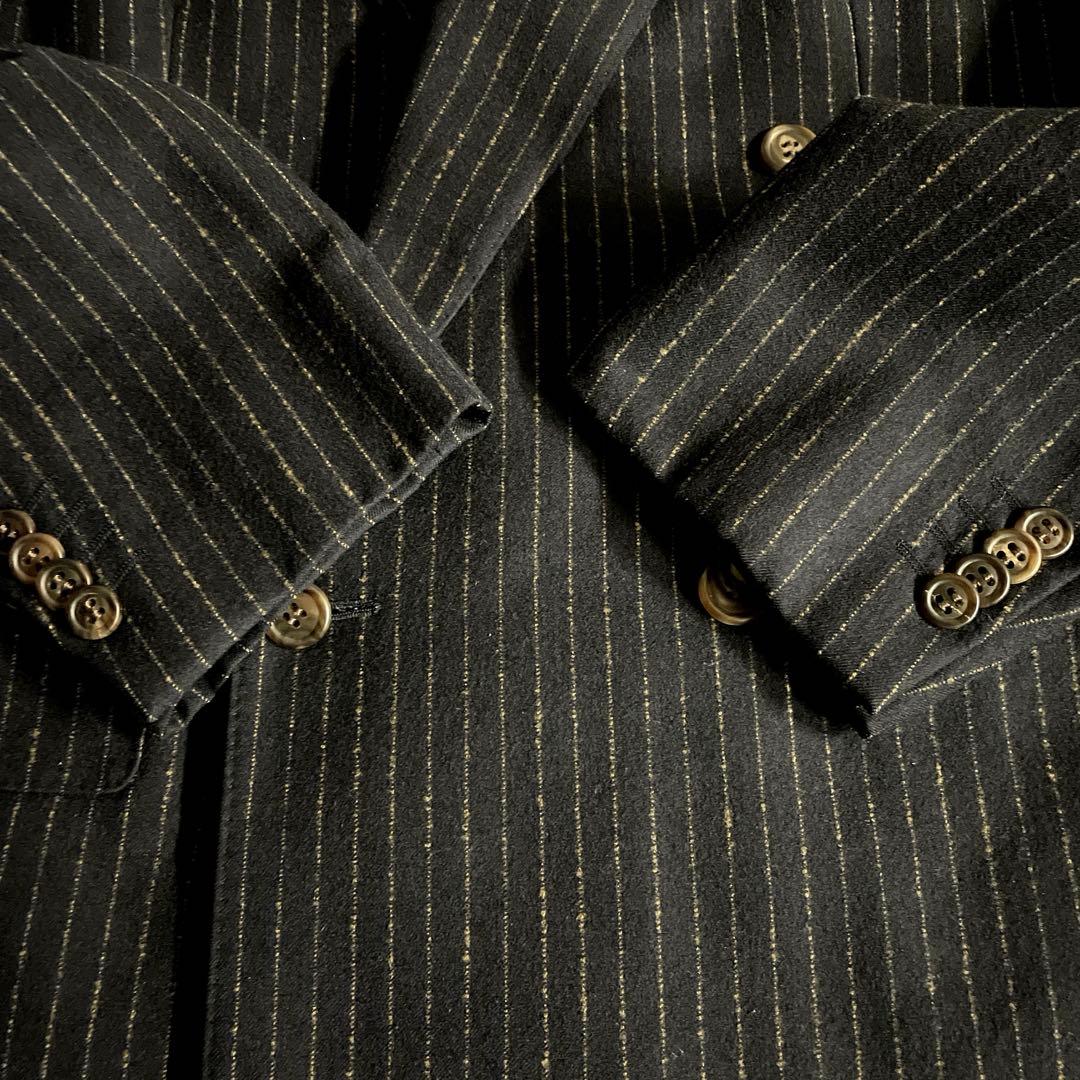 極美品 Apollo特注VERSACE ネクタイ 極上ウール ダブルスーツ