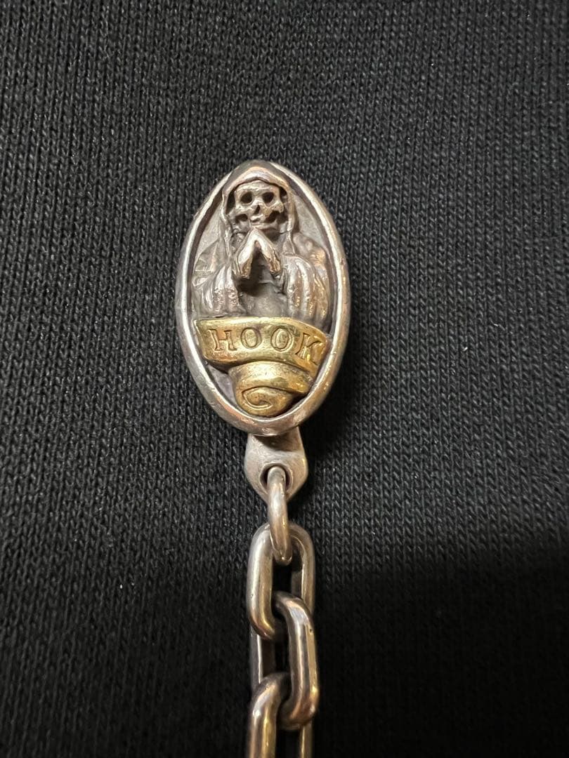 ケルトアンドコブラ キーチェーン 美品 HOOK ケルト＆コブラ シルバー 真鍮