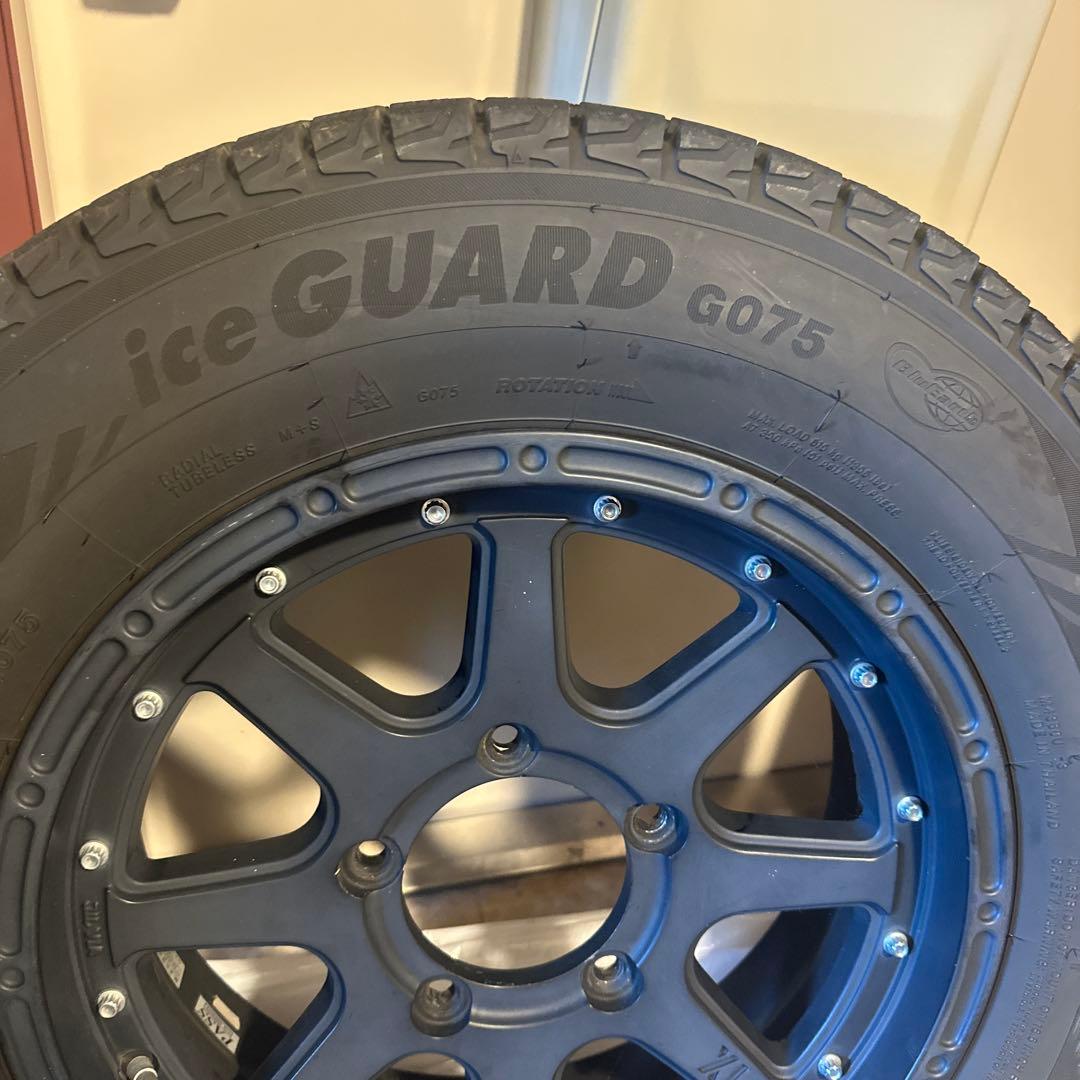 ジムニー　スタッドレスMLJ エクストリームJ フラットブラック　アルミ