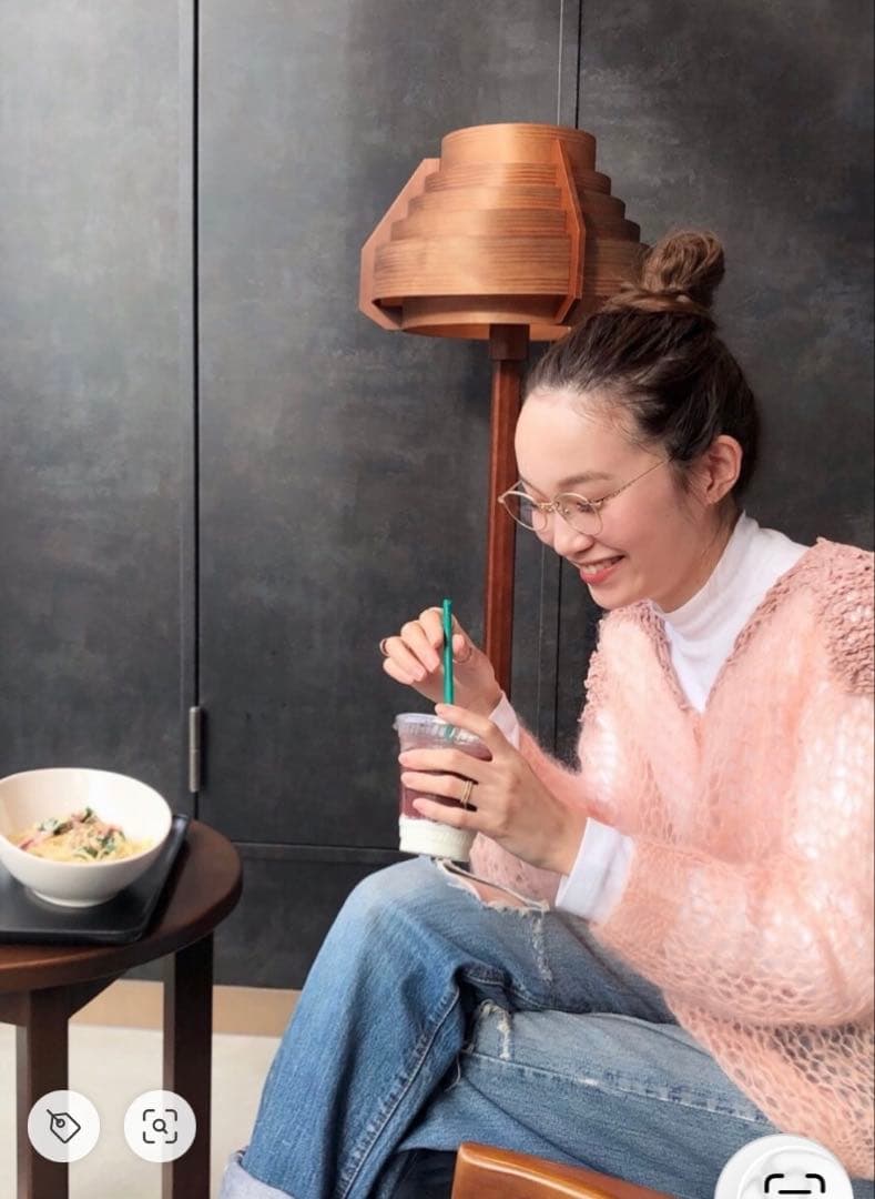 【美品】GUDRUN&GUDRUN モヘアニットカーディガン