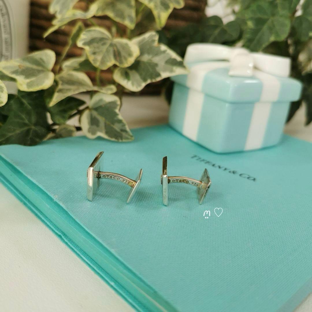 ティファニー　レターモチーフ　エンベロープカフス　カフリンクス　スーツ　メンズ