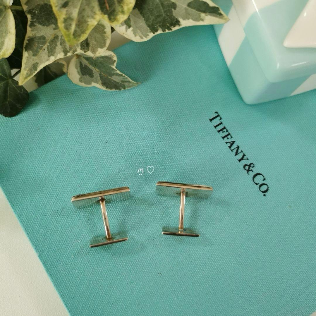 ティファニー　レターモチーフ　エンベロープカフス　カフリンクス　スーツ　メンズ