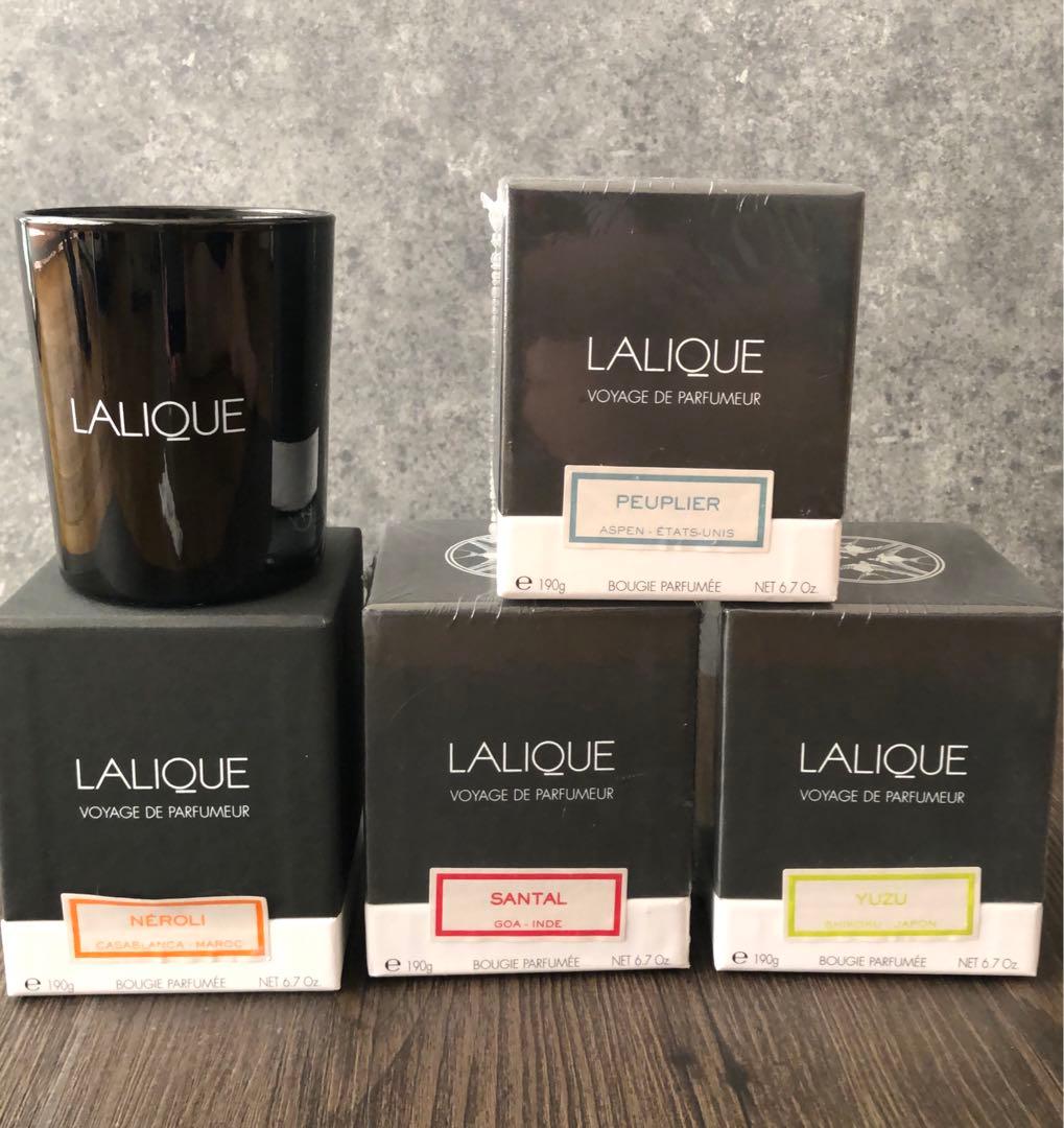 ラリック ルームキャンドル 4個セット VOYAGE DE PARFUMEUR