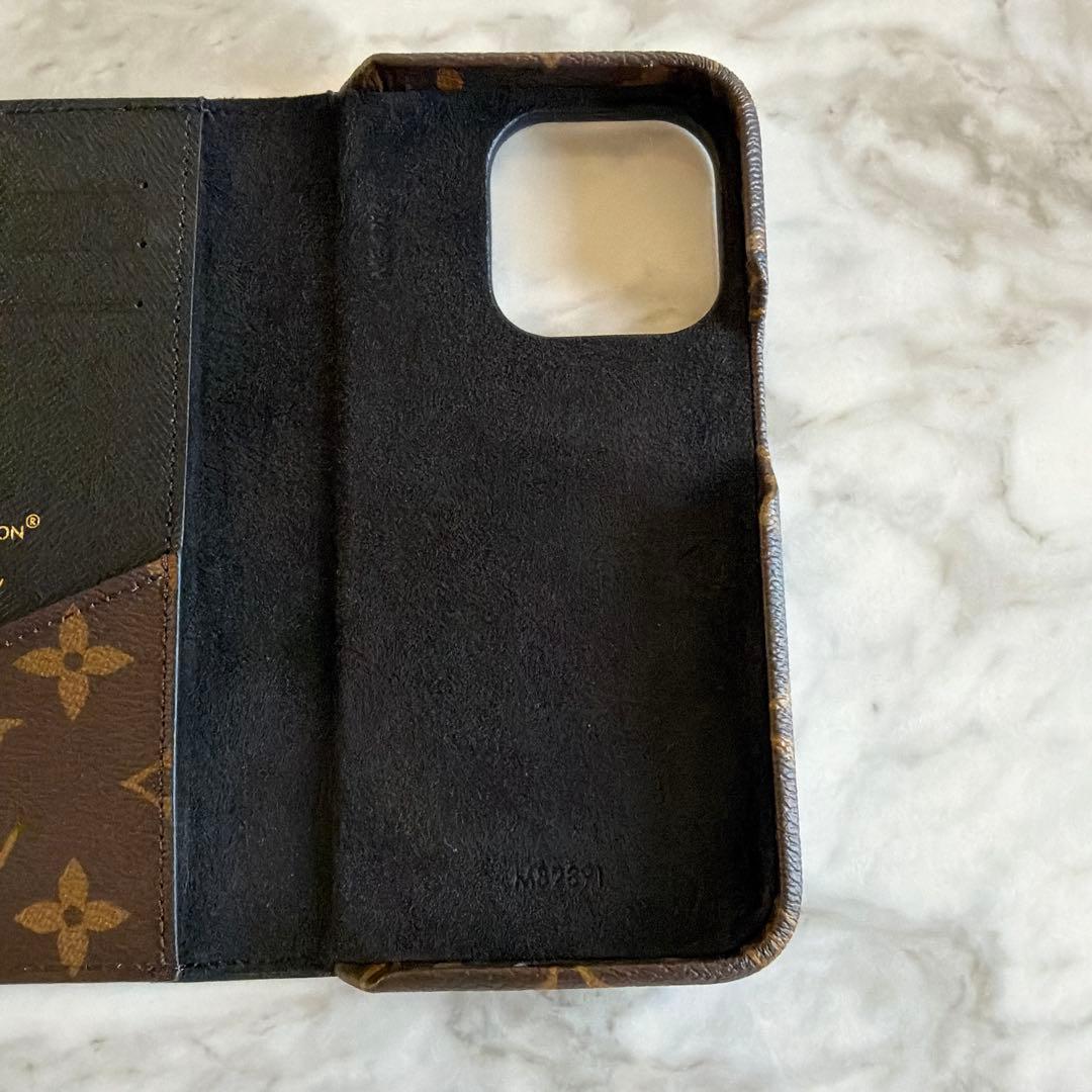 ルイヴィトン　iPhone15 pro ケース モノグラムフォリオ 手帳型　新品