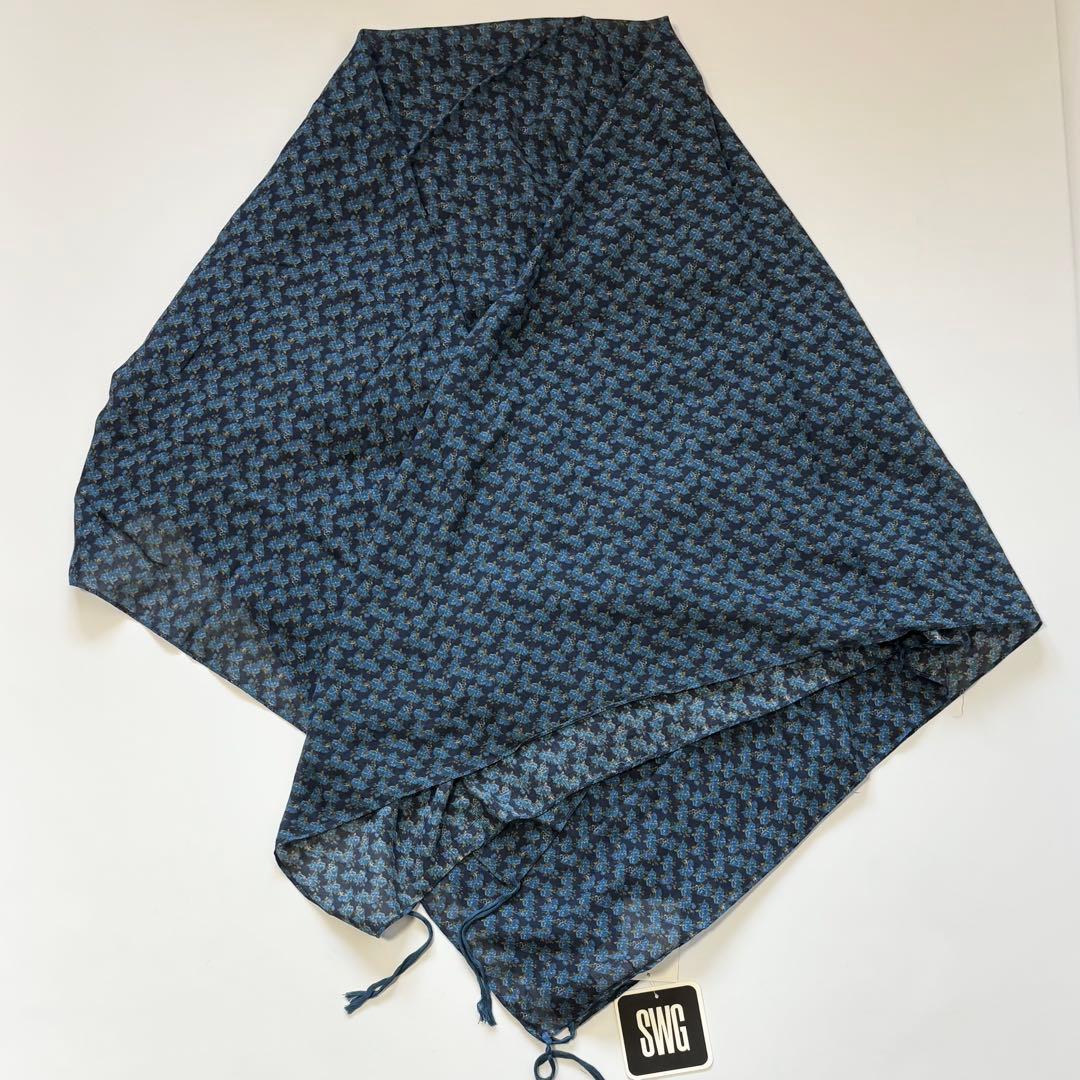 未使用 SWG swagger スワッガー 大判コットンストール 日本製 花柄