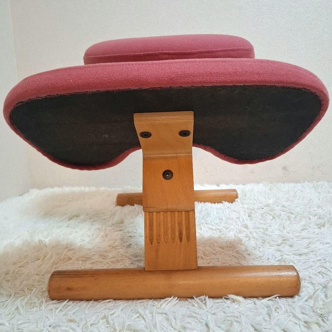 【状態良好】リボ社 サカモトハウス バランスチェア バランスイージー ピンク