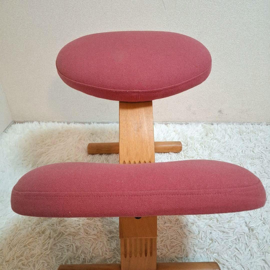 【状態良好】リボ社 サカモトハウス バランスチェア バランスイージー ピンク