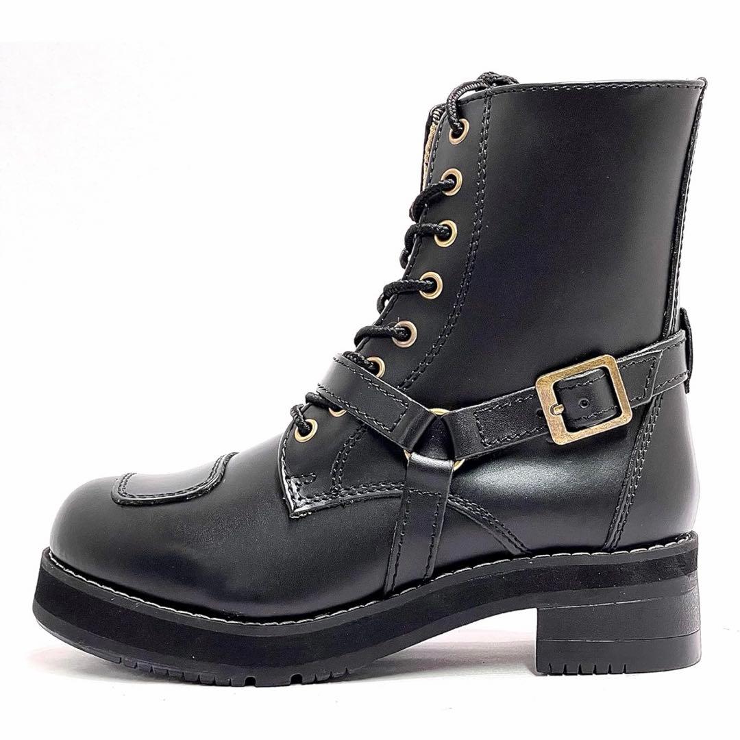 ま*ん様 ワイルドウィング　ファルコン厚底(WWM-0001ATU) 本革バイク