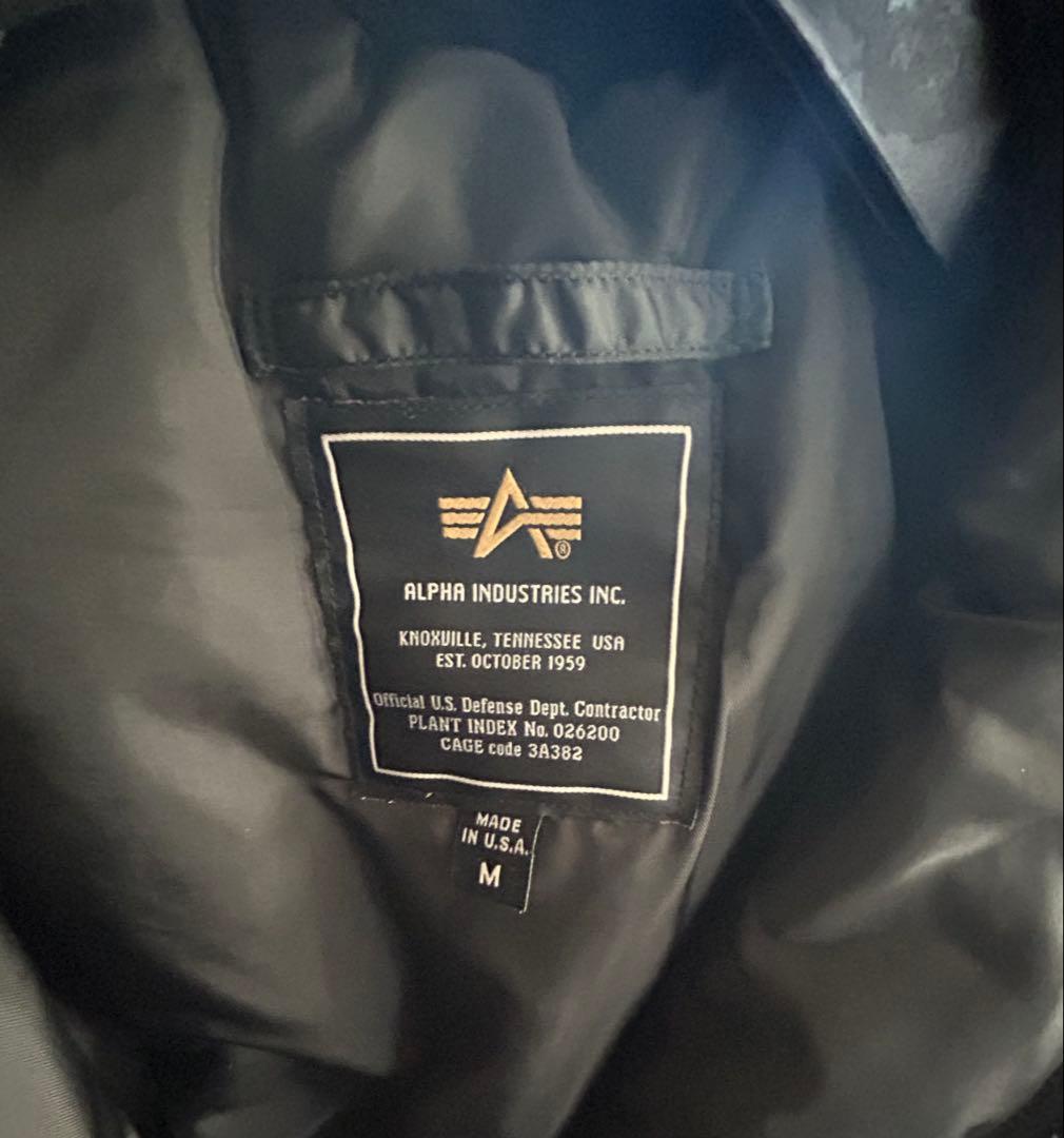 Alpha Industries N3B ブラック M 値下げしました！