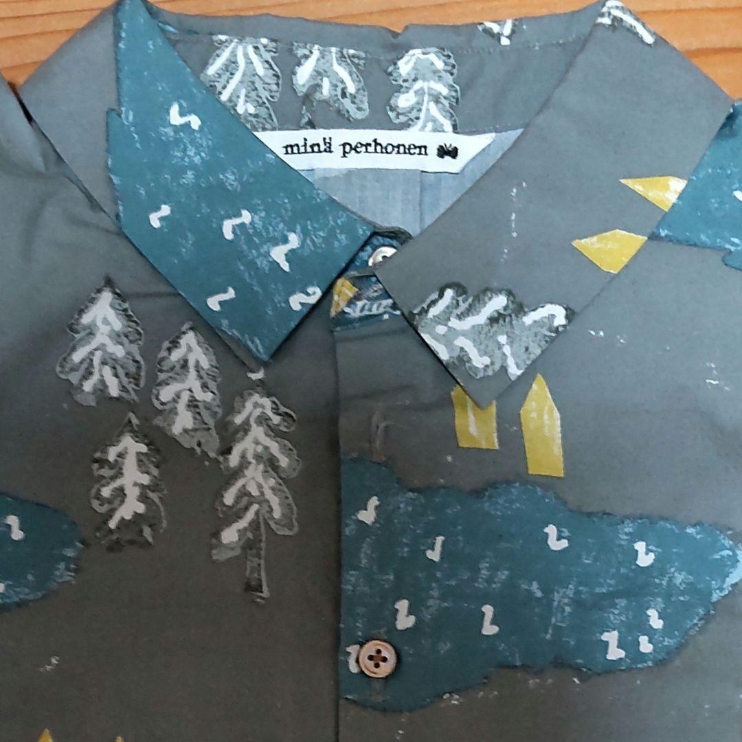 ミナペルホネンminaperhonen forest villageシャツ140