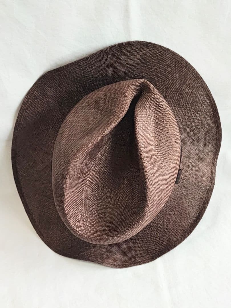 【未使用】希少品　GUCCI グッチ　中折れハット　麻の帽子　パナマハット