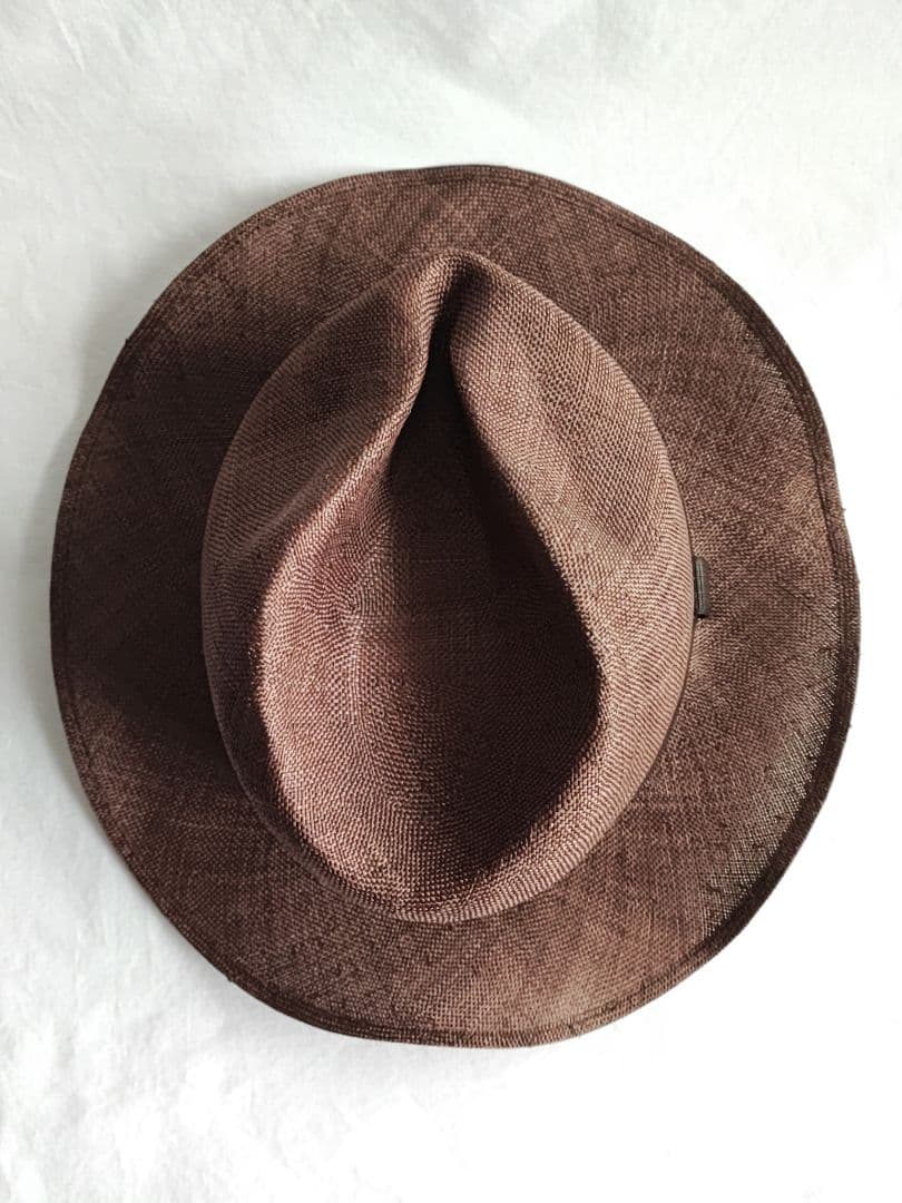 【未使用】希少品　GUCCI グッチ　中折れハット　麻の帽子　パナマハット