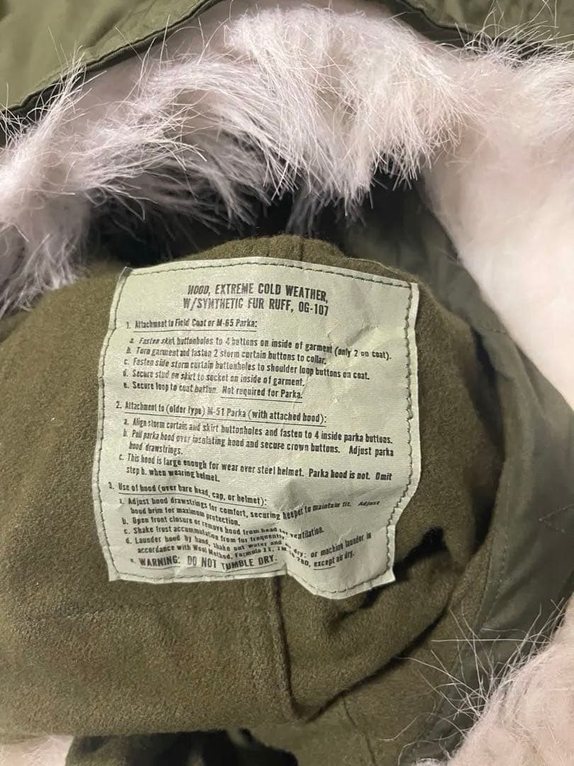 美品 80's US ARMY M65 M-65 フィッシュテール 米軍