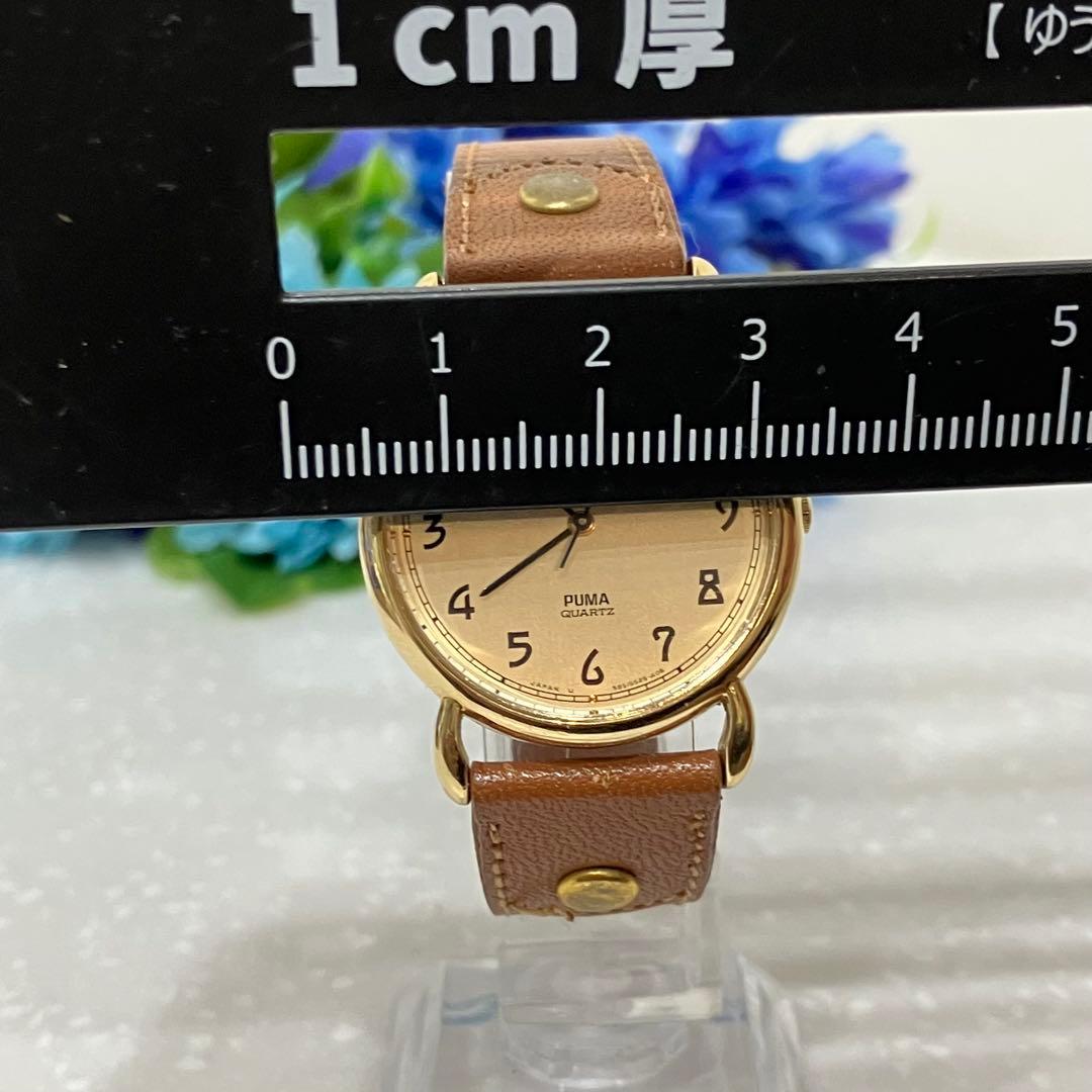 【希少】 オリエント サザンクロス PUMA 逆回転 腕時計 茶文字盤