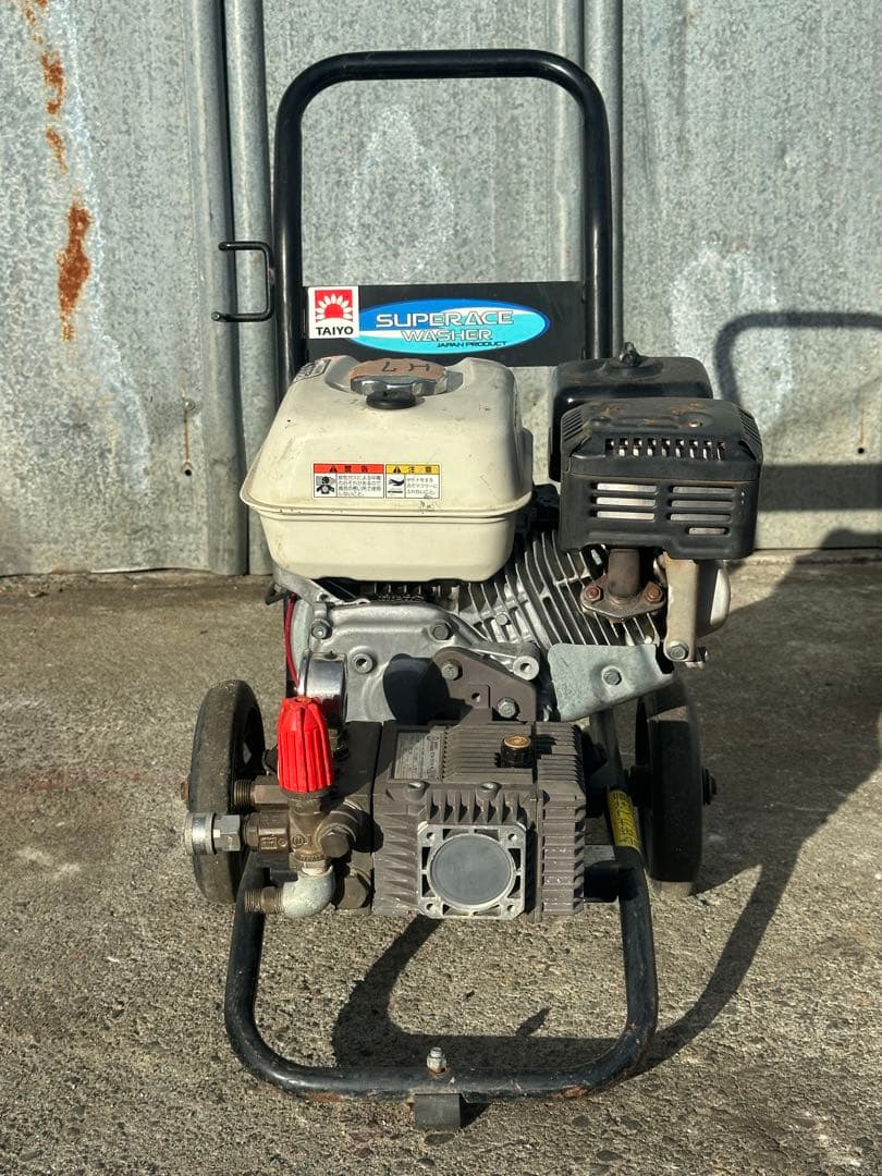 H7. ガソリンエンジン式高圧洗浄機SEC-1310-2N-TA本体&給水ホース