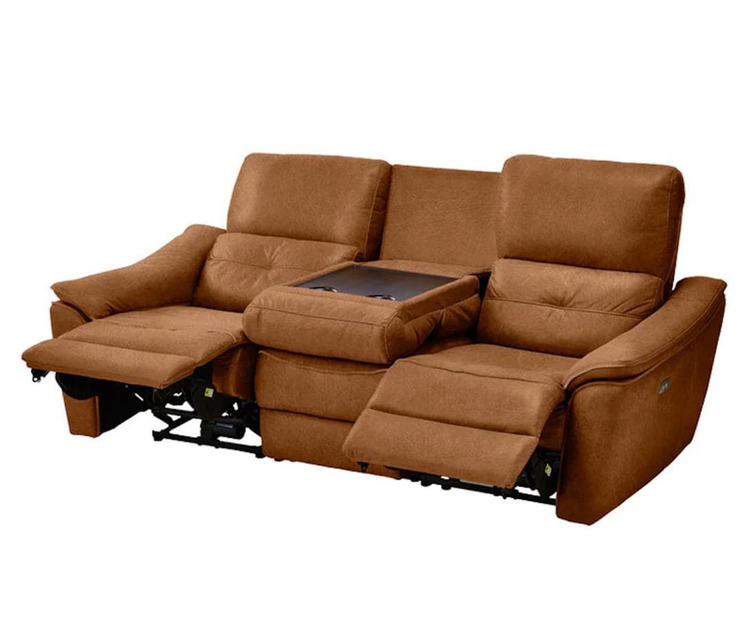 3人掛け 両側電動リクライニングソファ RELAX FORM「バッジオ」