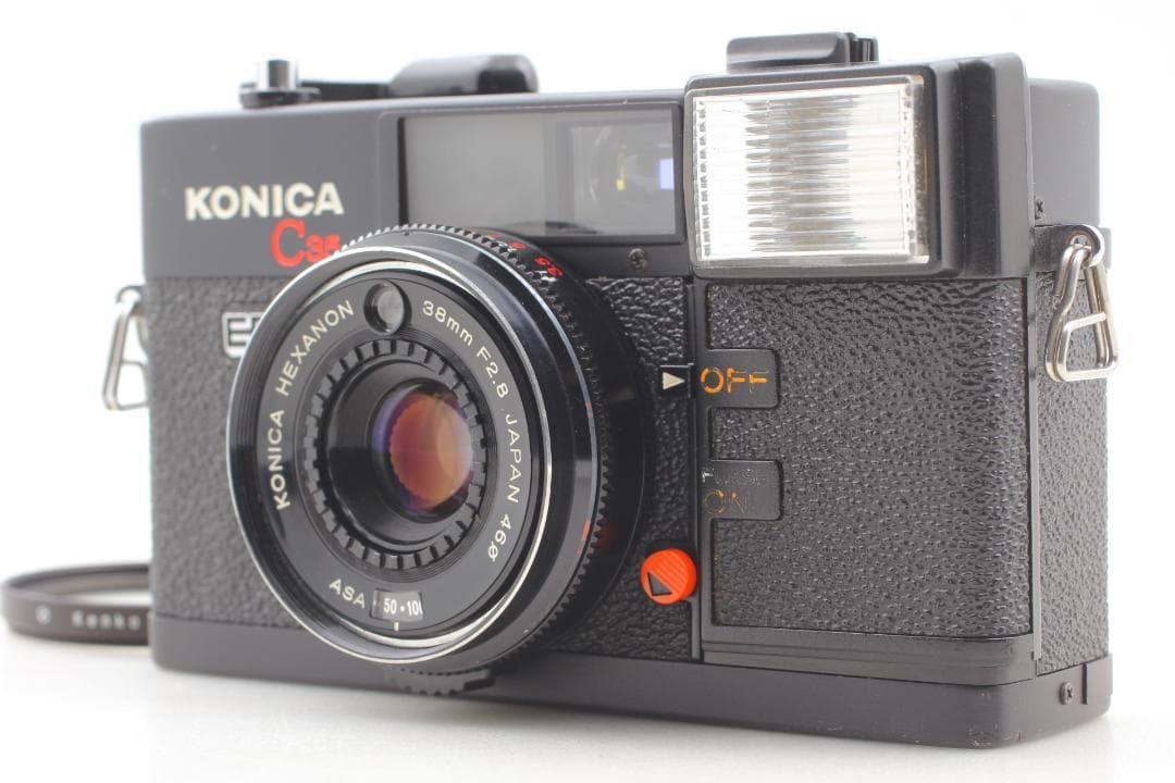 【整備済　美品】コニカ C35 EF フラッシュOK #1404