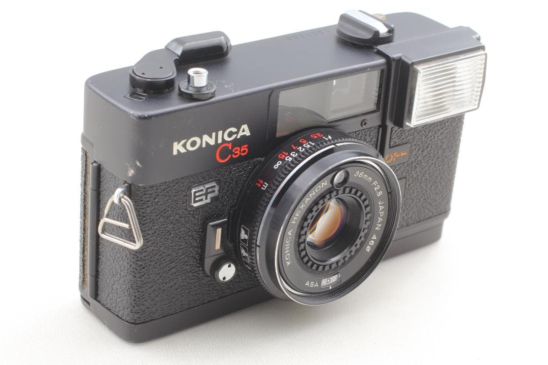 【整備済　美品】コニカ C35 EF フラッシュOK #1404
