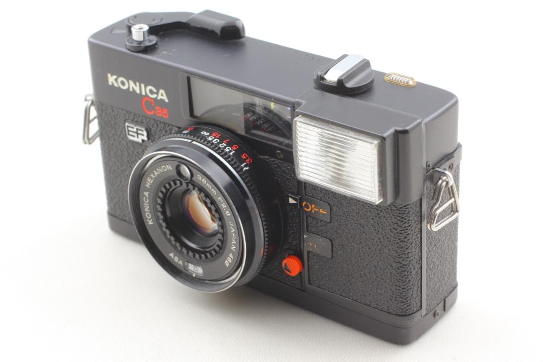 【整備済　美品】コニカ C35 EF フラッシュOK #1404