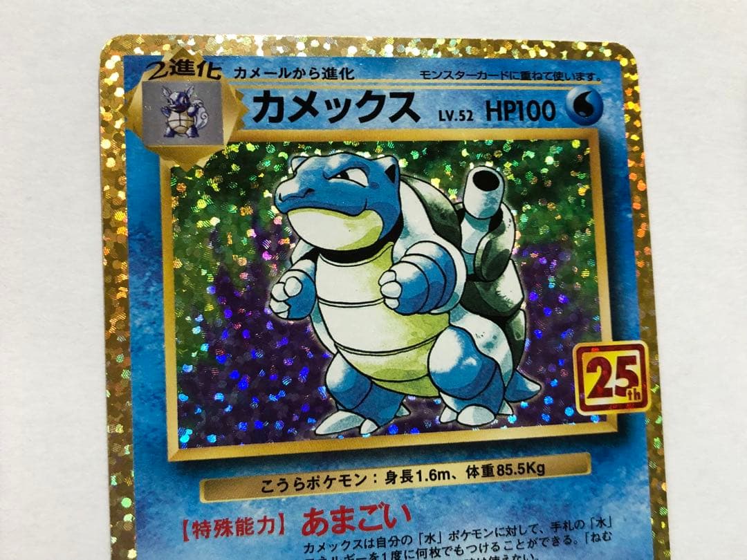 リザードン カメックス フシギバナ 25th ANNIVERSARY