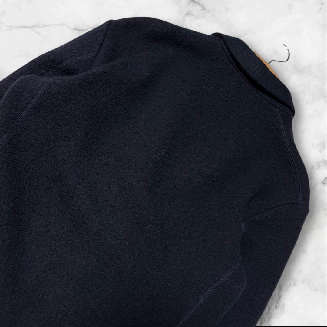 美品 イッセイミヤケ 18AWウールジャケット テーラードジャケット ネイビー