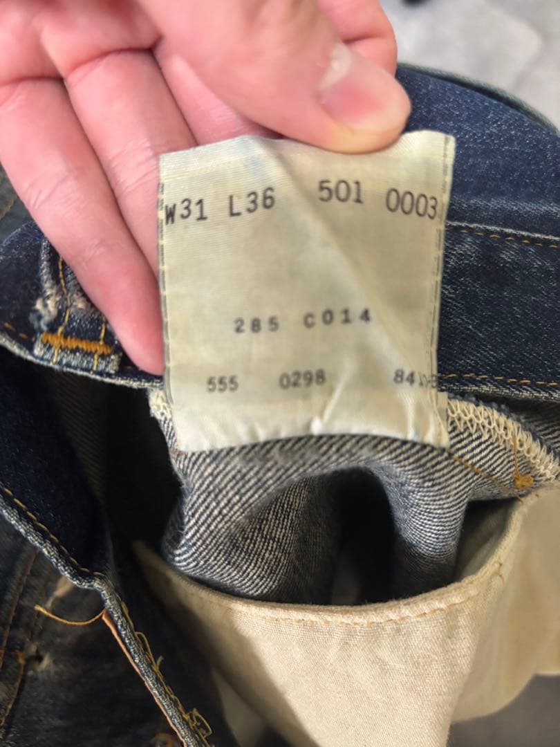 Levi’s 501XX 復刻501-0003