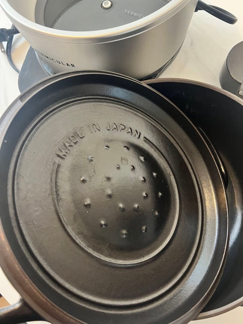 美品VERMICULAR ライスポット PH23A 5合炊き ソリッドシルバー
