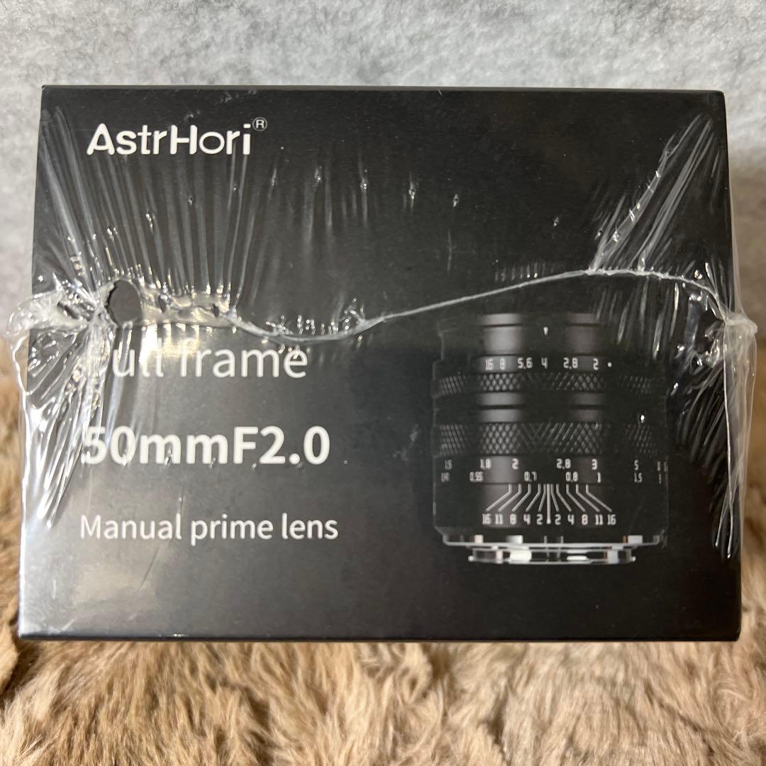 AstrHori 50mm F2.0 Lマウント ブラック 標準レンズ 岩石星