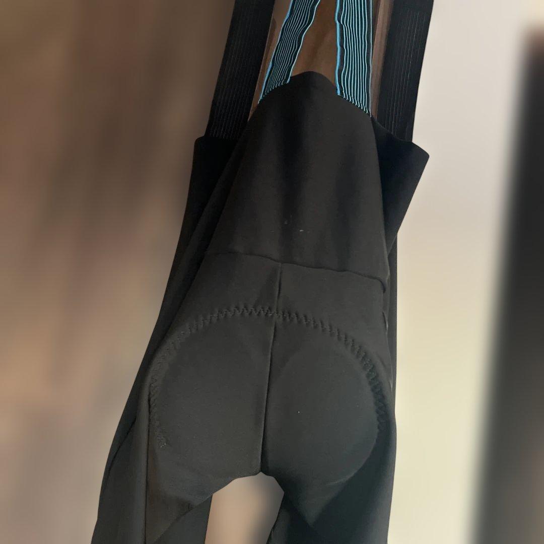 アソス エキップ R ハブ ウィンター ビブタイツ S9 ブラック Ｌサイズ