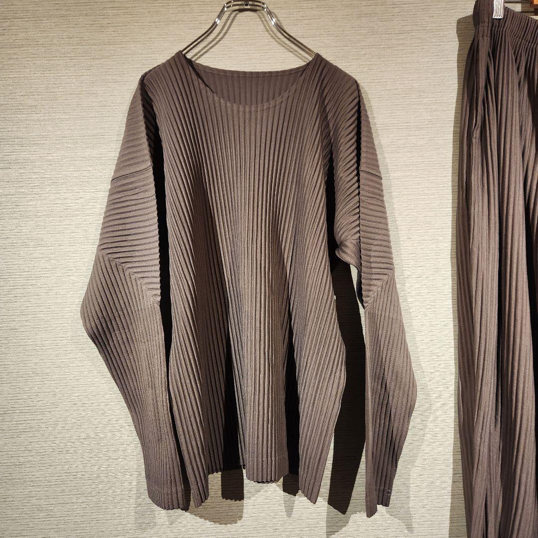 美品 Homme Plisse Issey Miyake グレー3点セット