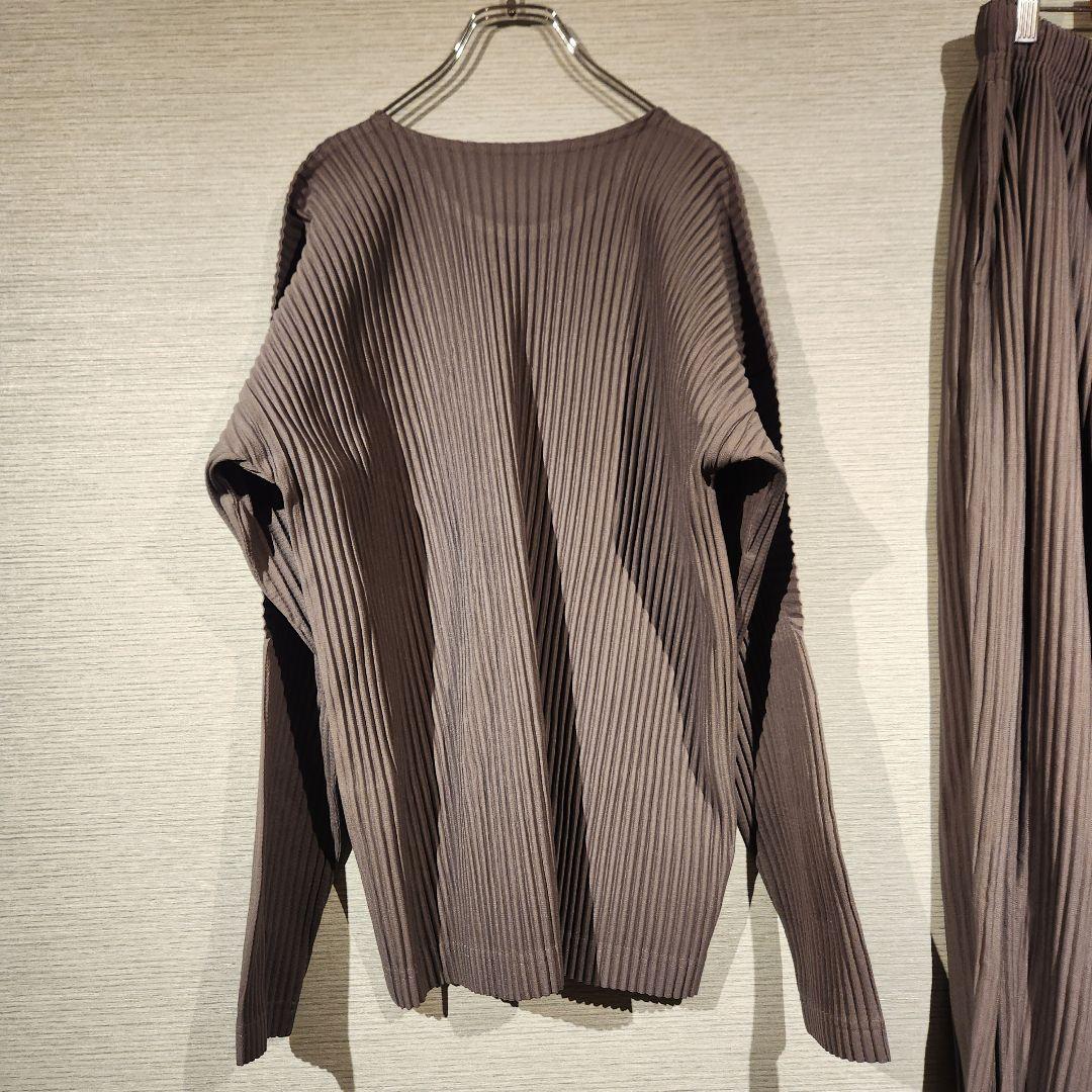 美品 Homme Plisse Issey Miyake グレー3点セット