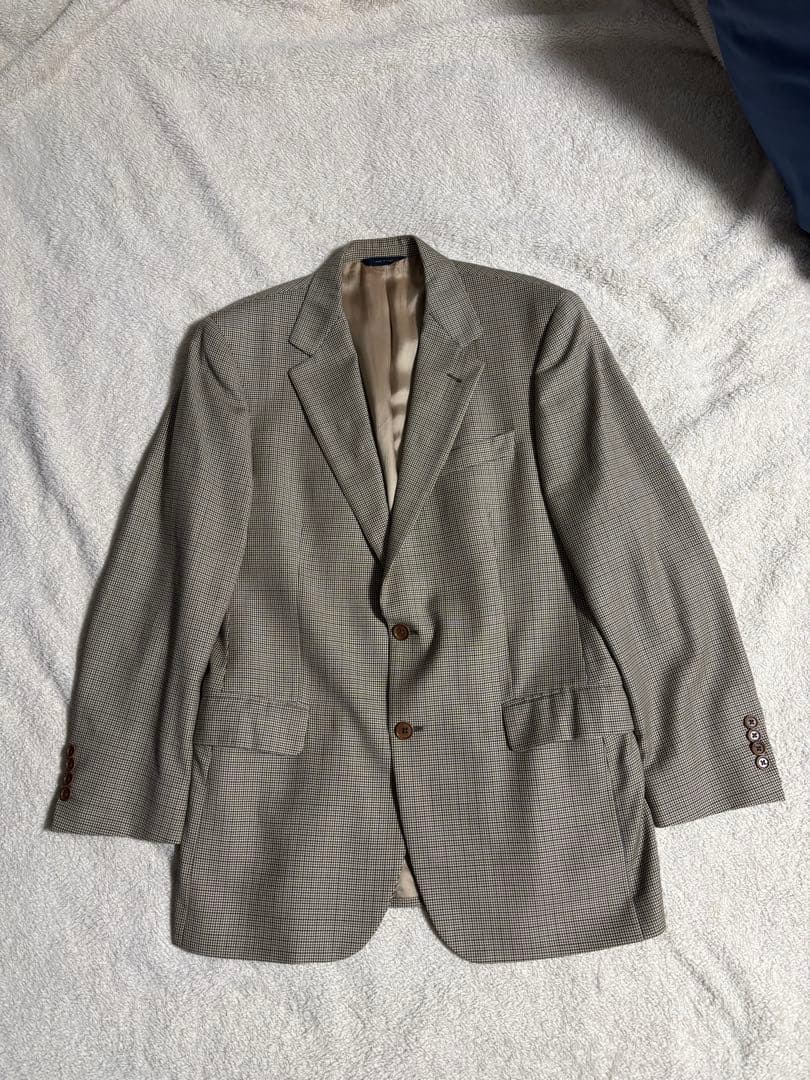 90s Brooks Brothers イタリア製 千鳥柄 テーラードジャケット
