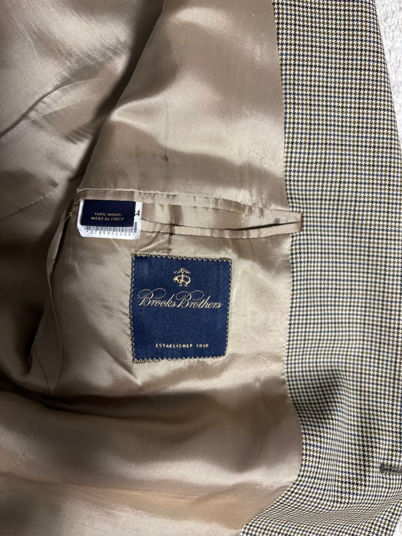 90s Brooks Brothers イタリア製 千鳥柄 テーラードジャケット