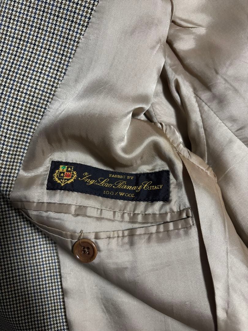 90s Brooks Brothers イタリア製 千鳥柄 テーラードジャケット