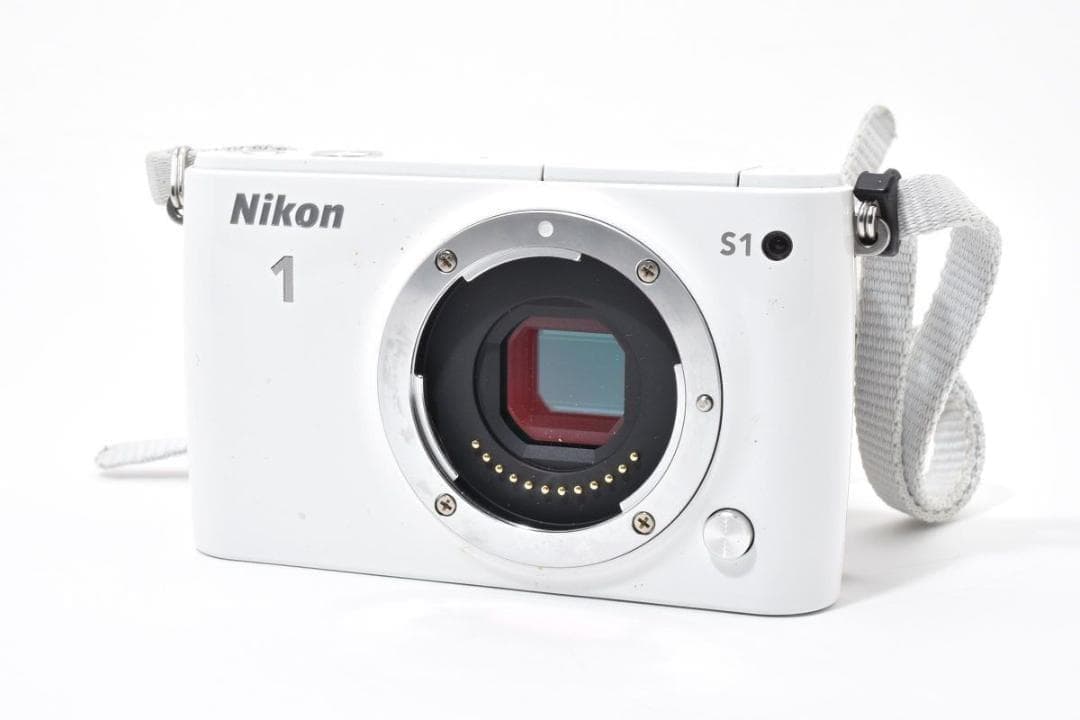 Nikon ニコン 1 S1 ホワイト ボディ ミラーレス一眼カメラ