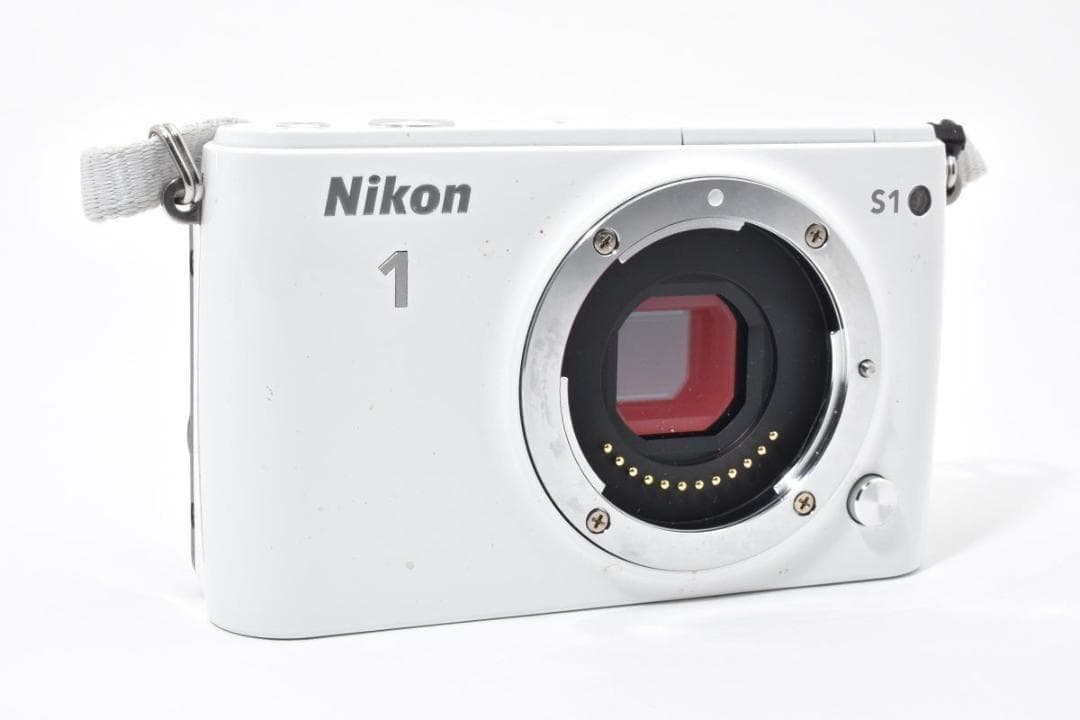Nikon ニコン 1 S1 ホワイト ボディ ミラーレス一眼カメラ
