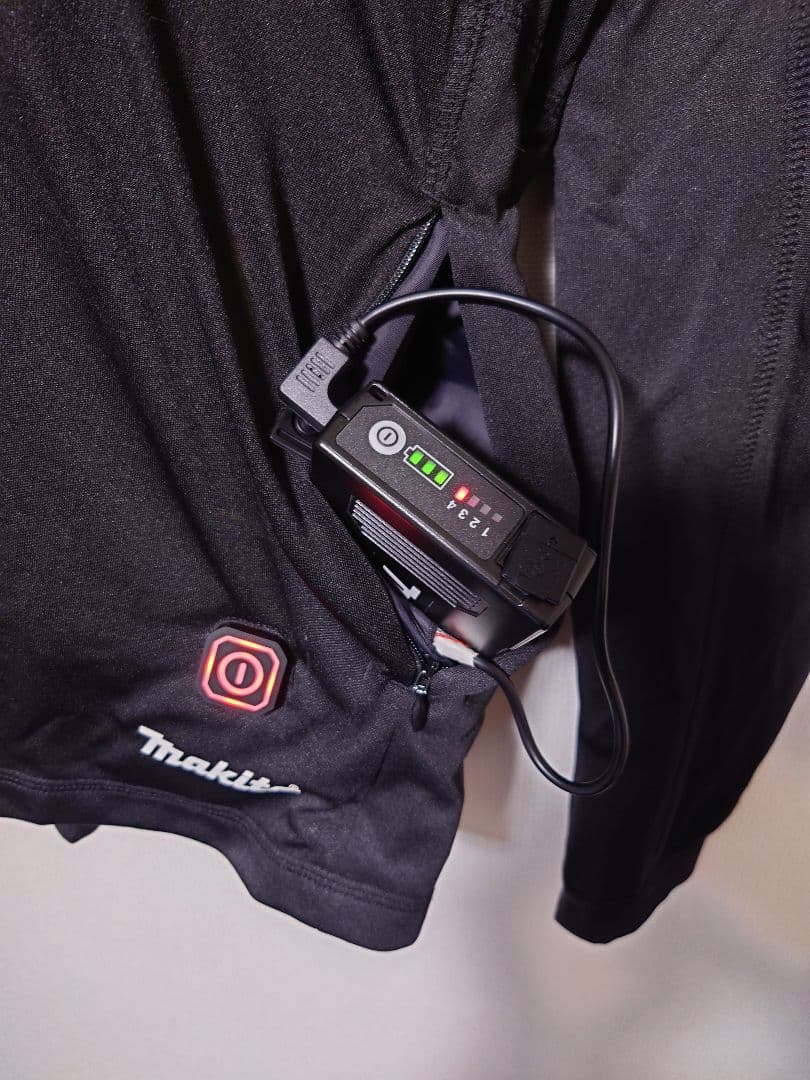 makita 充電式暖房インナー L CX201DZL バッテリー付き