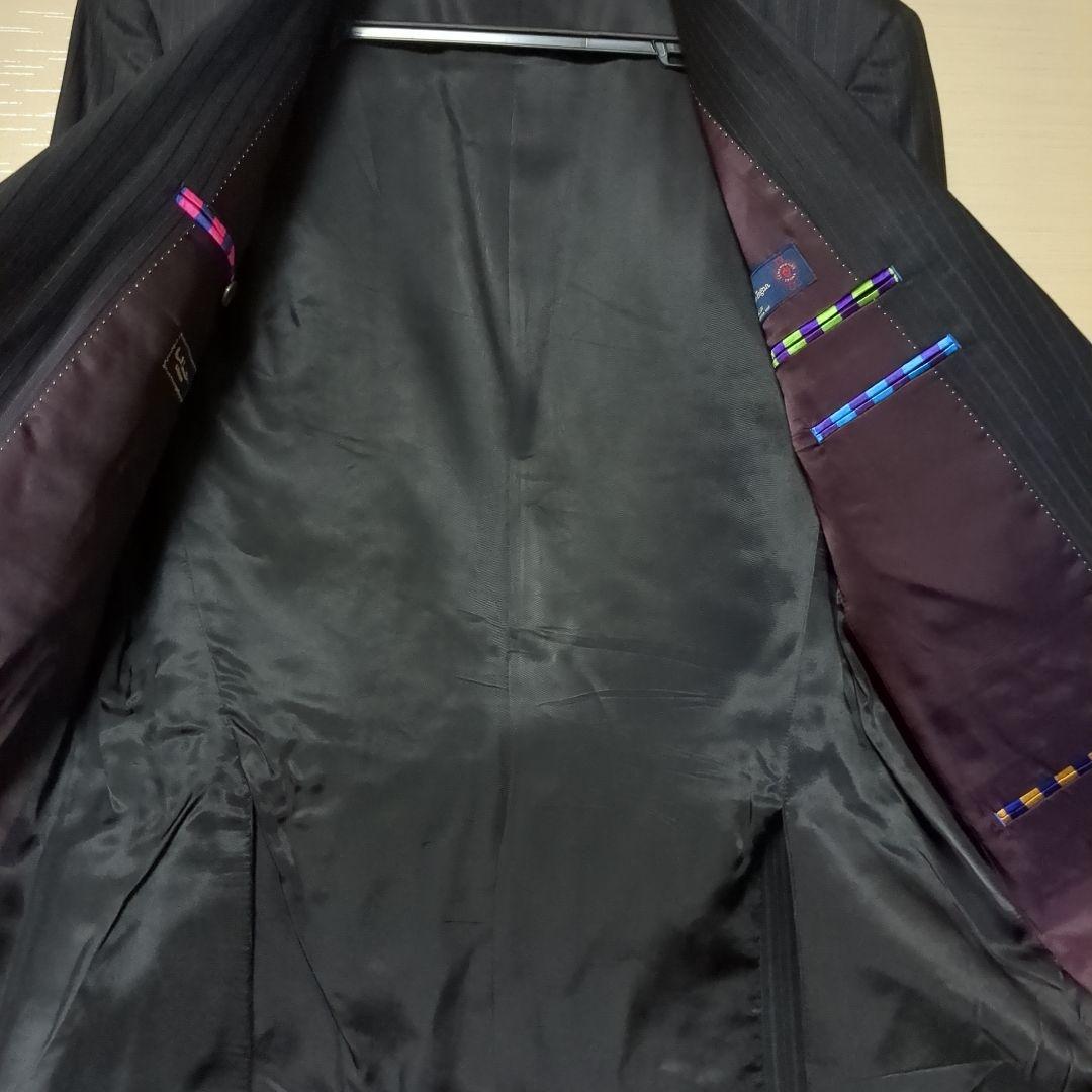 ポールスミス×高級生地ゼニア スーツ セットアップ マルチストライプ