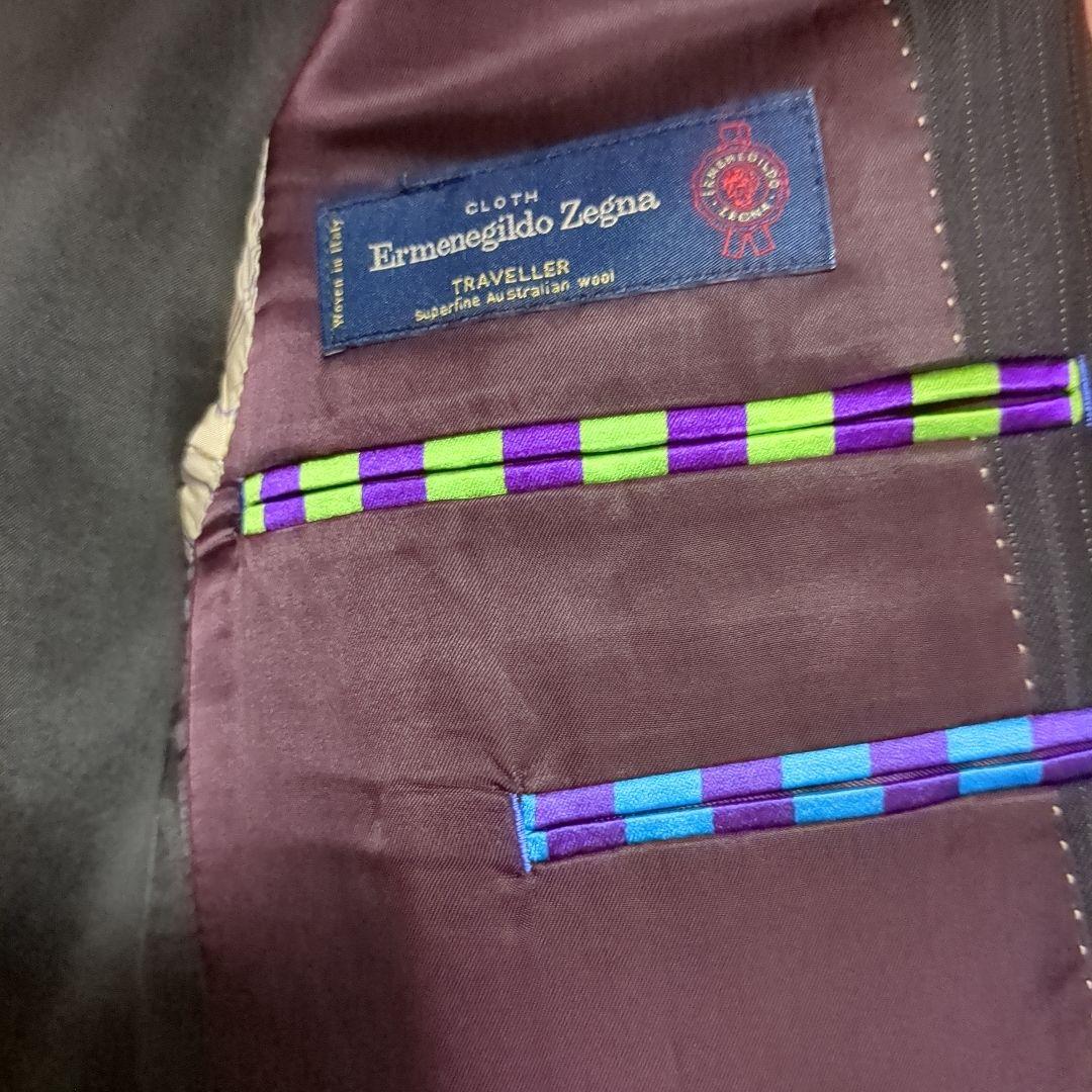 ポールスミス×高級生地ゼニア スーツ セットアップ マルチストライプ