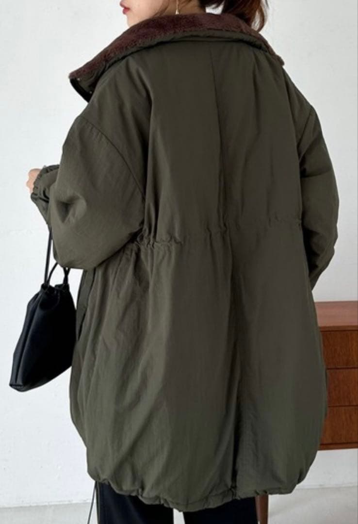 新品＊discoat ディスコート 中綿ミリタリーコート カーキ＊