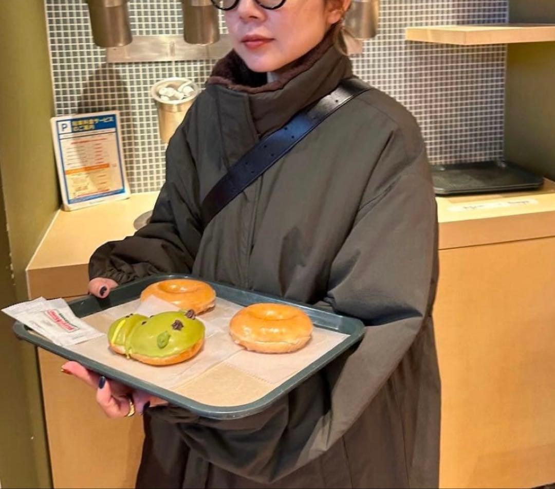 新品＊discoat ディスコート 中綿ミリタリーコート カーキ＊