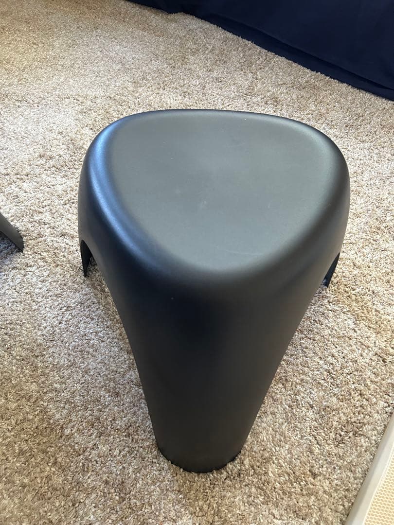 柳宗理/エレファントスツール お得な2脚　Vitra ヴィトラ黒　ヴィンテージ